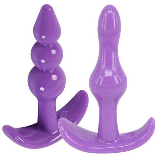 Purple Silicone Butt Plug